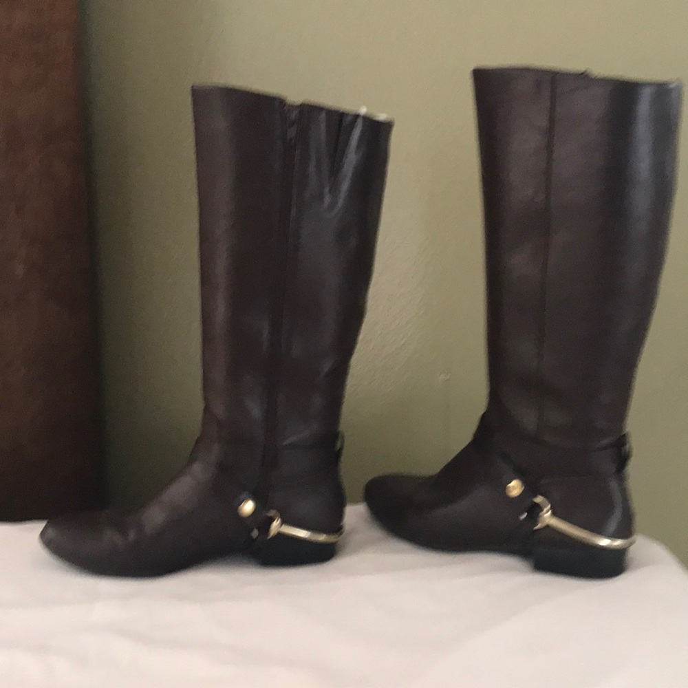 Brown Knee High Boots